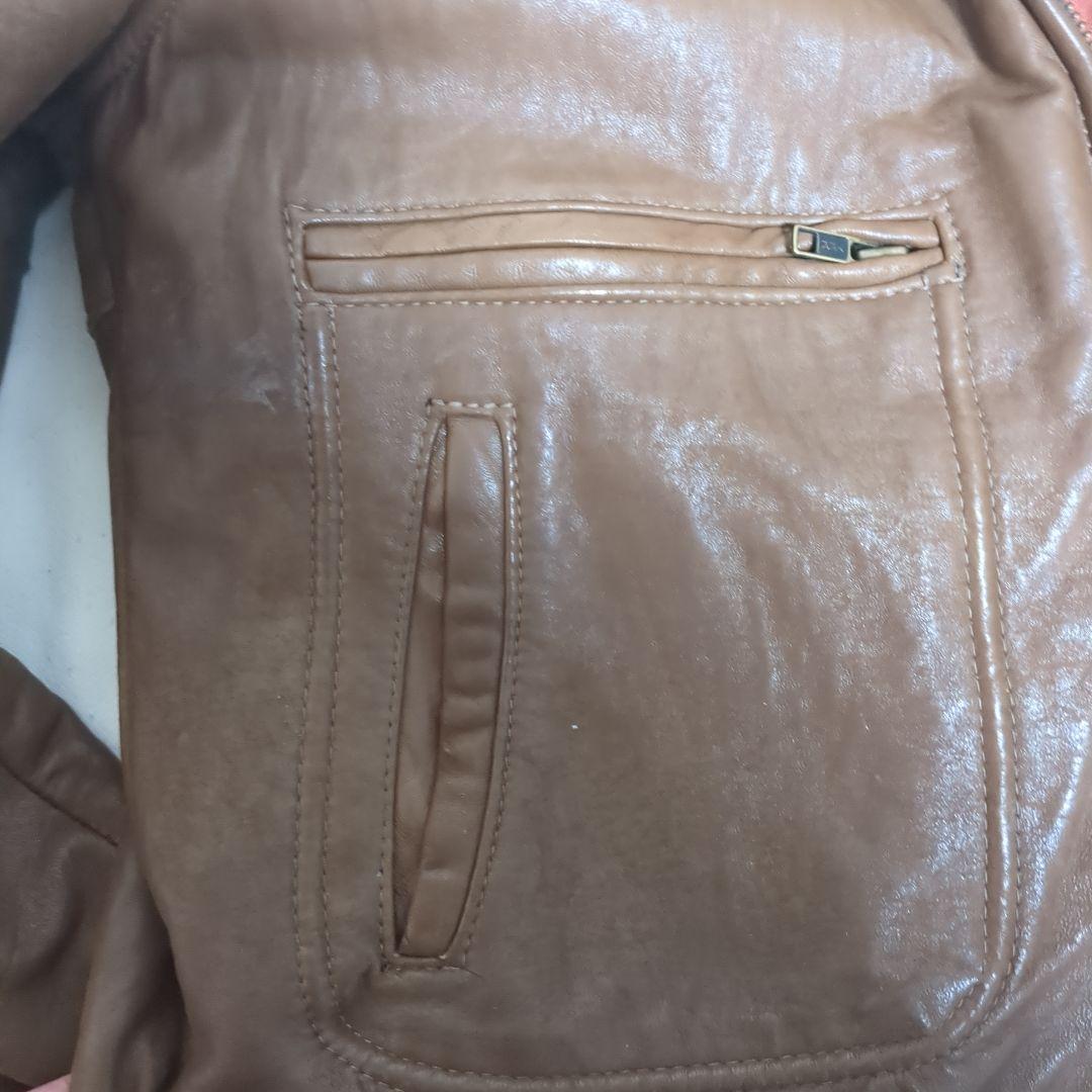 Hard Rock Cafe 革ジャン　L　Hollywood刺繍90ｓブラウン