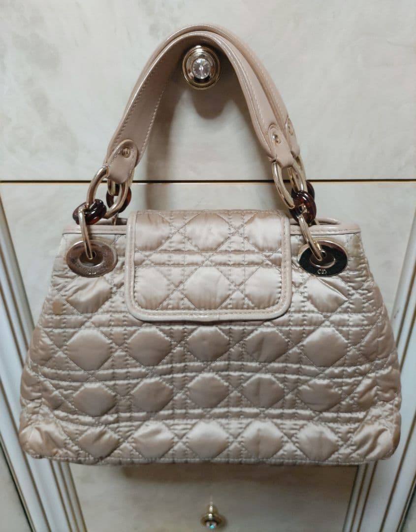Dior ☆キルティング ハンドバッグ☆ベージュ