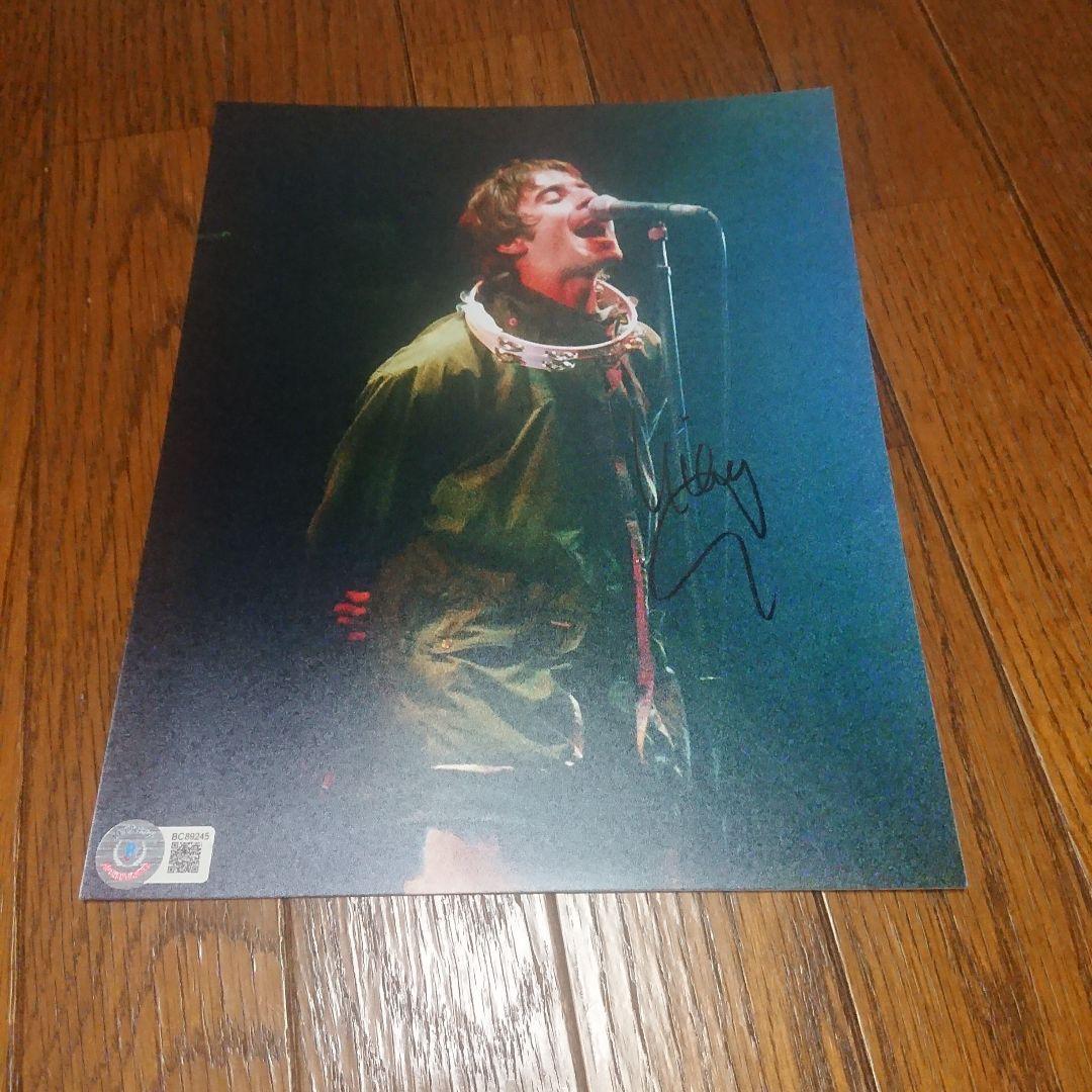 oasis リアム ギャラガー 直筆サイン - メルカリ