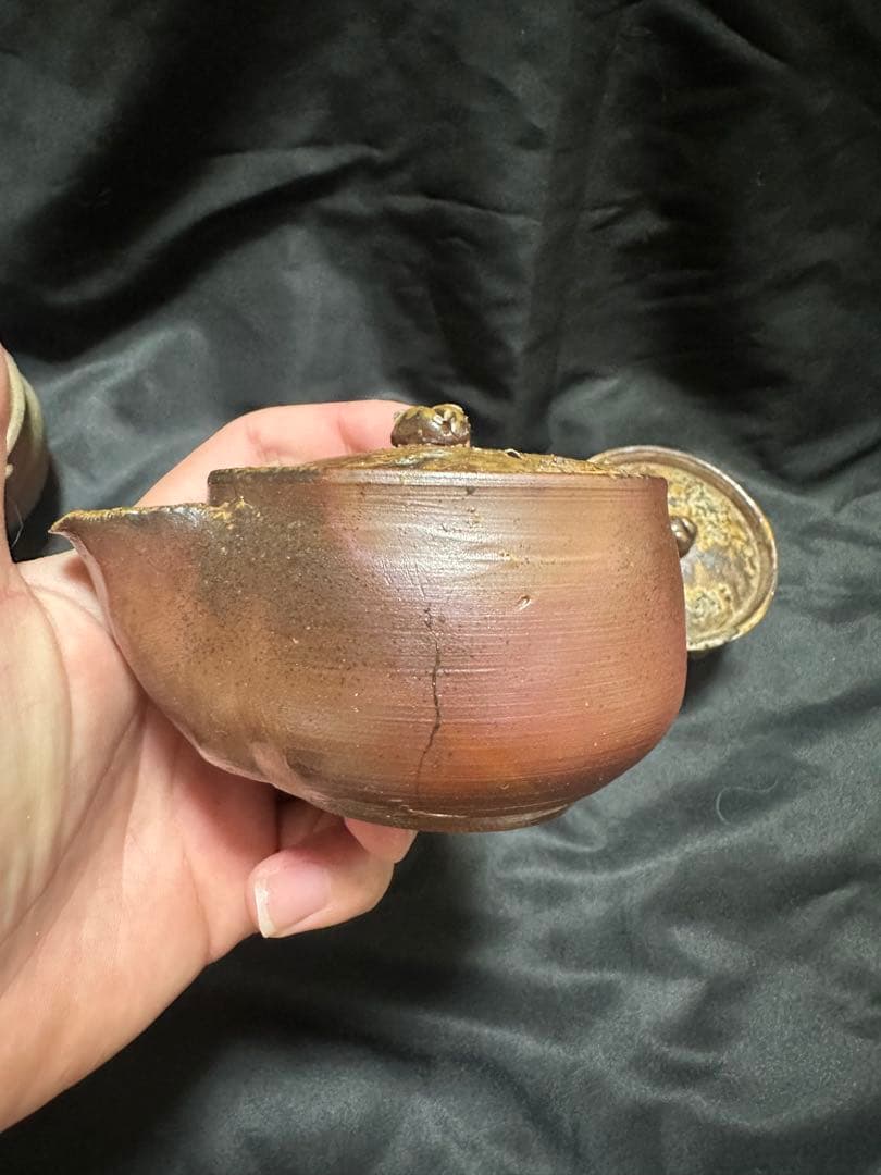 備前焼宝瓶 3点