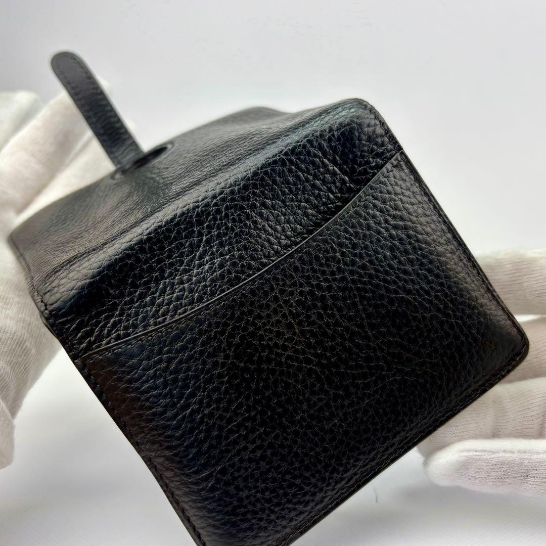 HERMES エルメス ドゴン  カードケース ゴールド 金具 □B刻印