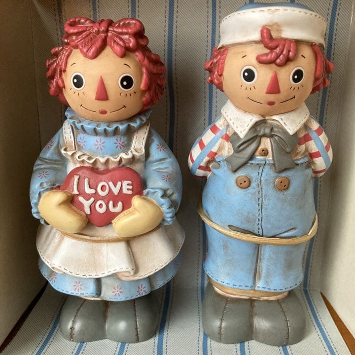 希少 激レア ラガディ めちゃくちゃ可愛いアンとアンディ 貯金箱