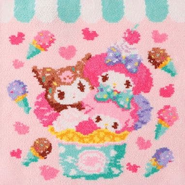 新品】フェイラー シュニール織ハンカチ サンリオ マイメロ クロミ