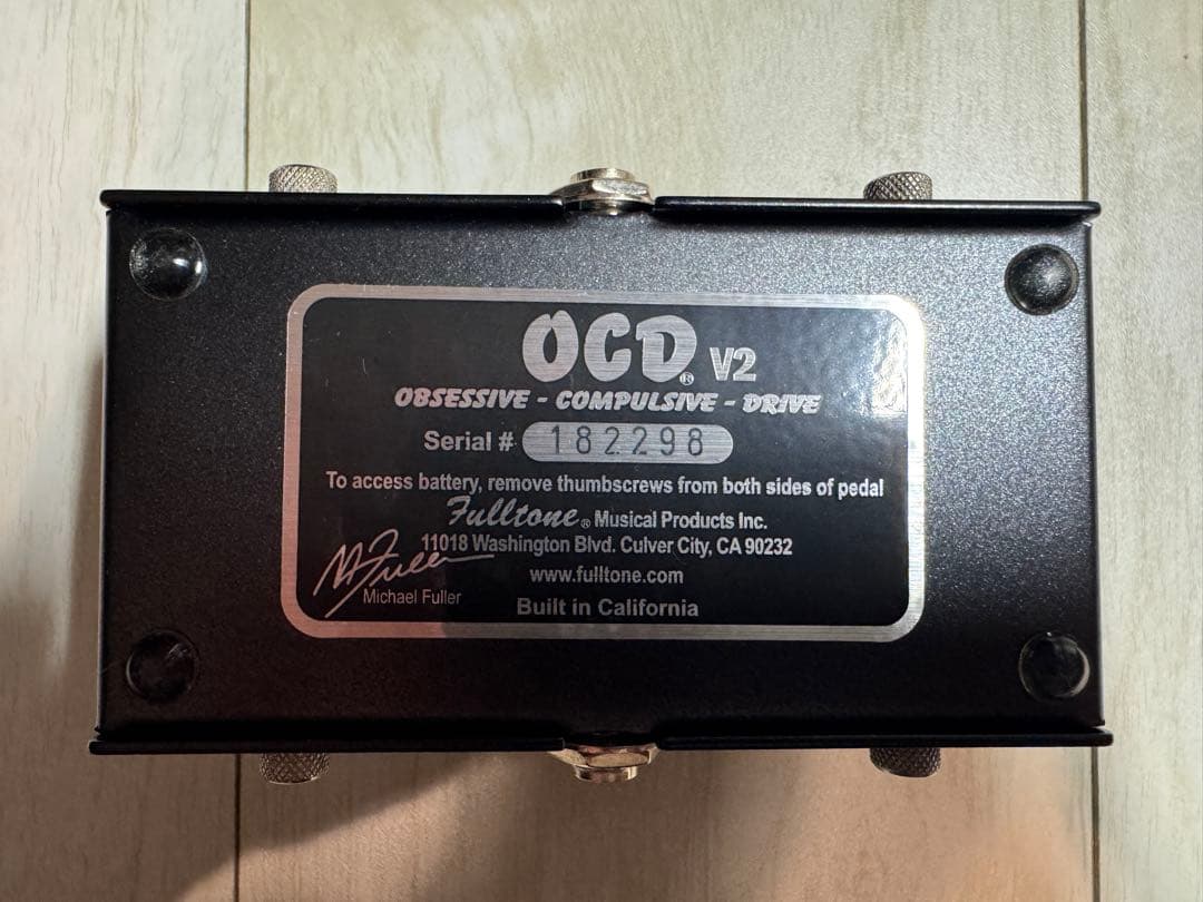 未使用品】Fulltone OCD v2 Black CME