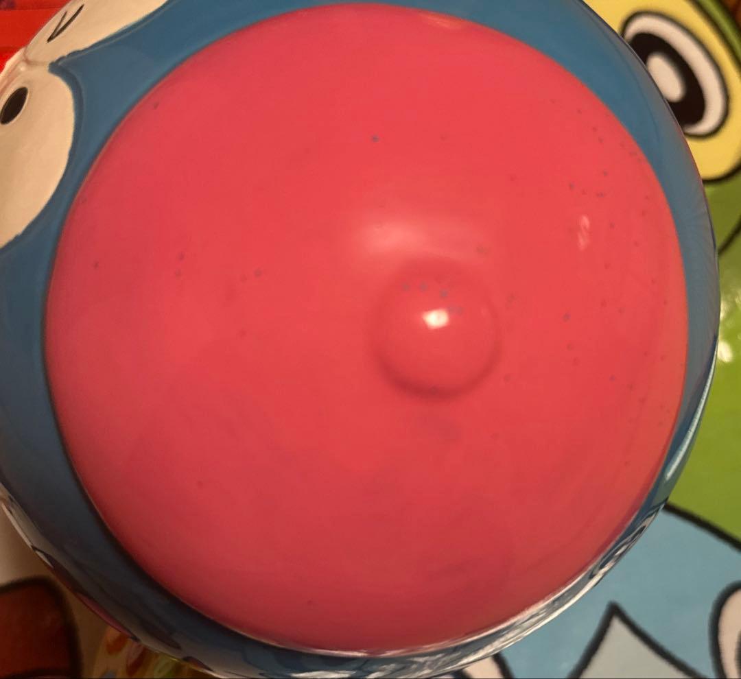 ドラえもん　トヨタ　カローラ店　ビッグお絵かき貯金箱　レトロ　陶器