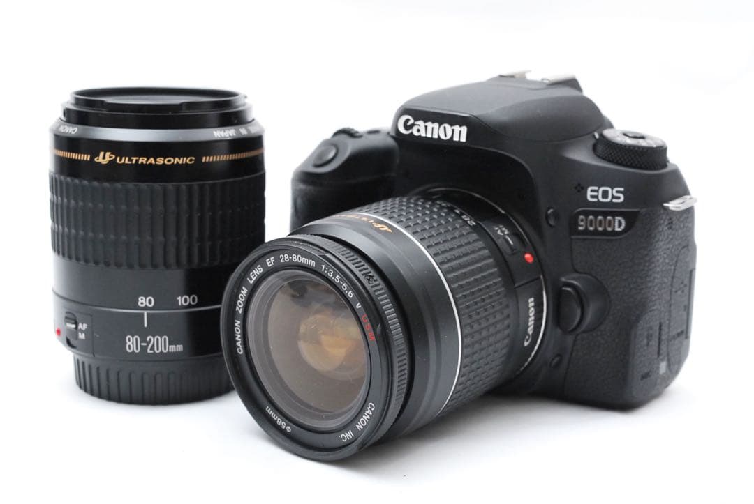 動画対応/保証/Canon EOS 9000D標準&望遠ダブルレンズセット