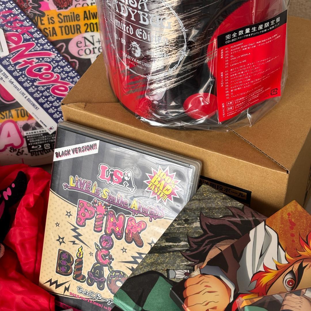 LiSA Blu-ray/DVD/CD LIVEグッズまとめ ペンライト