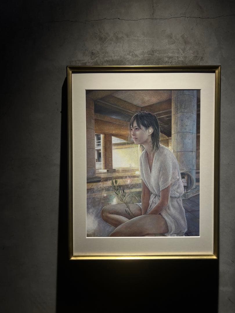 現代アート リアリズム 西野親 【しらない世界展より】 アクリル画