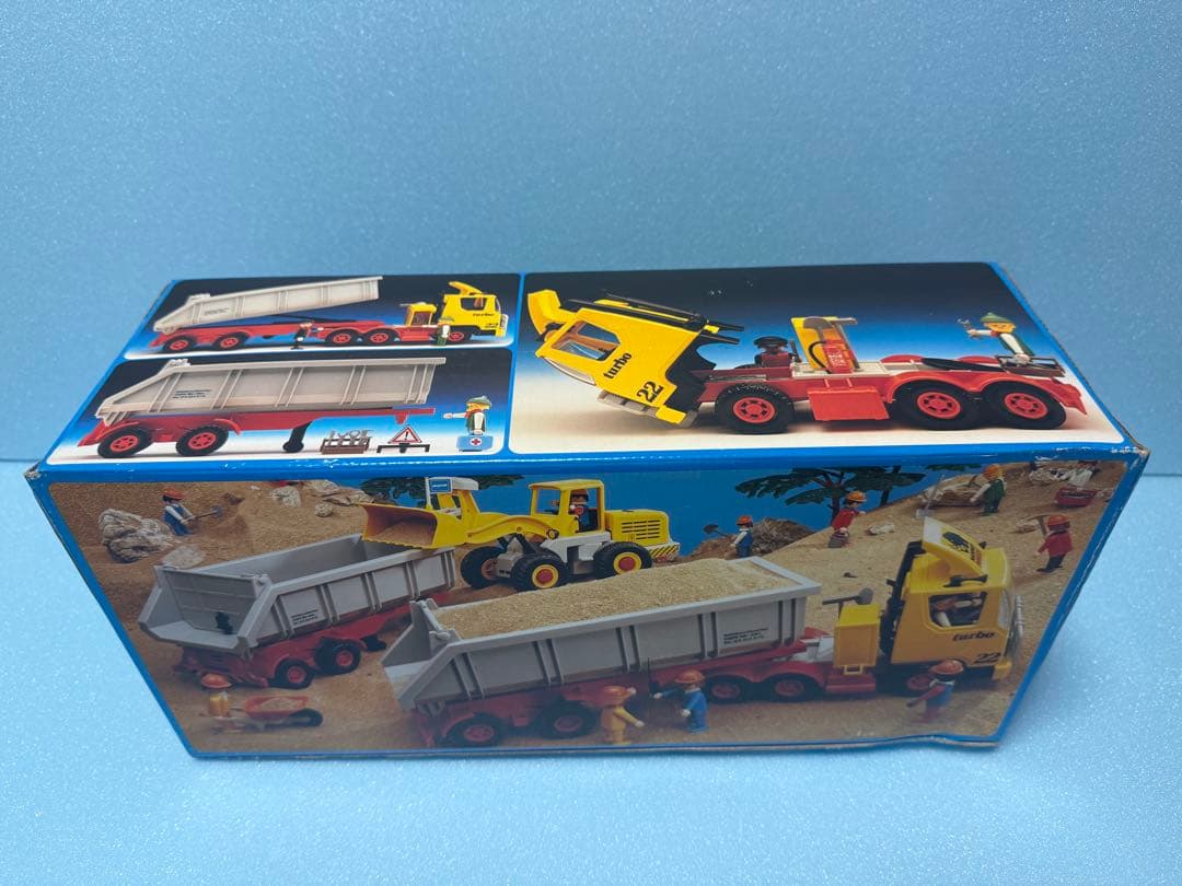 プレイモービル3141ダンプカー トレーラー 運搬車 工事車両playmobil