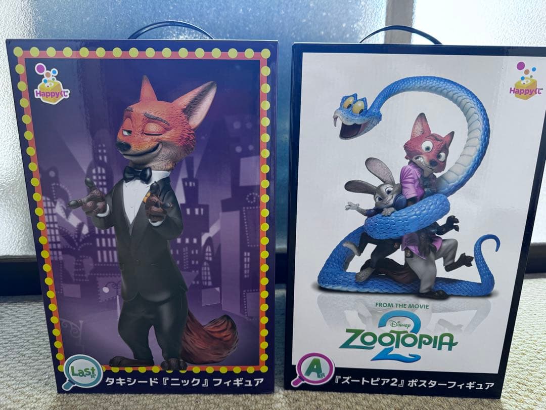 ズートピア フィギュアセット ニック・ワイルド & ジュディ・ホップス