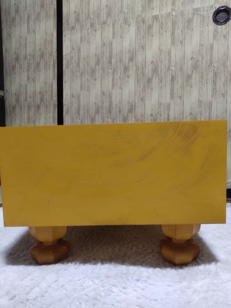 高級囲碁セット/国産 本榧6.4寸（美品）本蛤碁石、那智黒38号