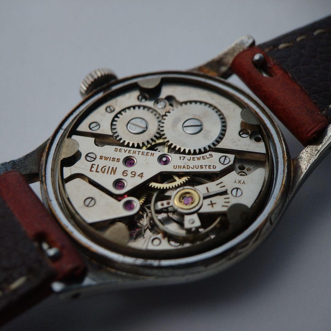 まいまい様【1960s】ELGIN スモセコ OH済 ヴィンテージ腕時計