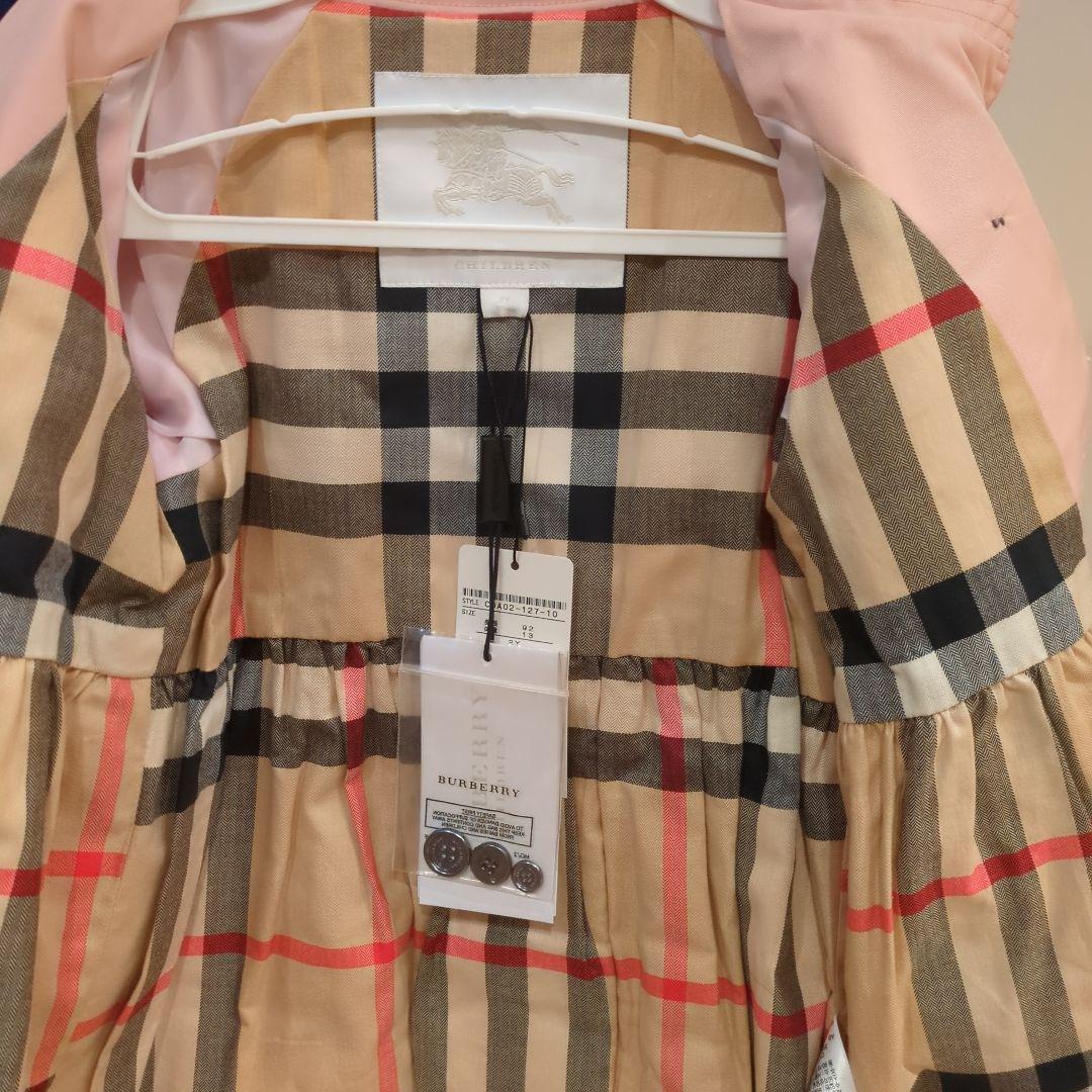 バーバリー　BURBERRY　チェック　コート　90〜95ｃｍ　2Y　新品未使用