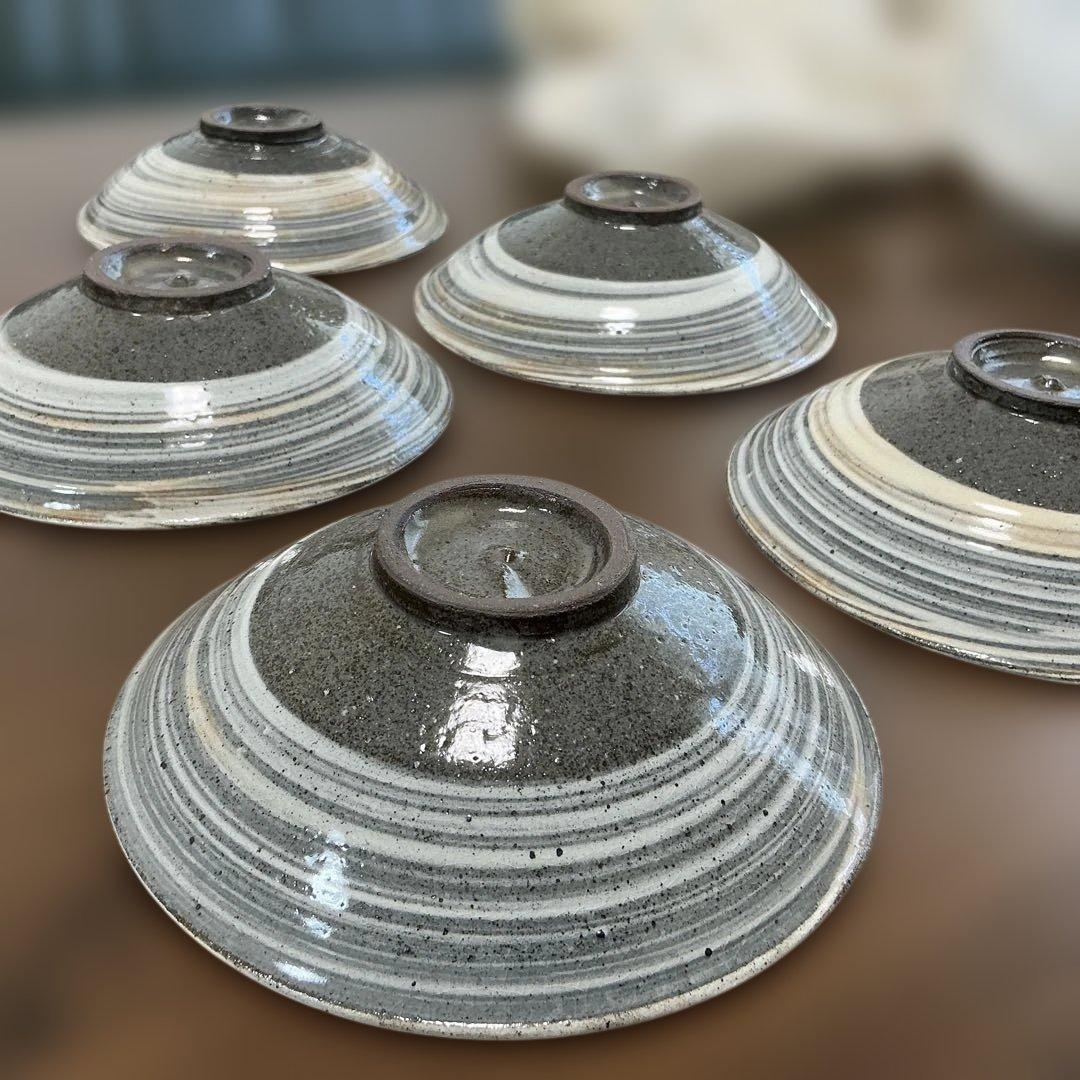 中里隆 隆太窯 唐津刷毛目皿揃 5客