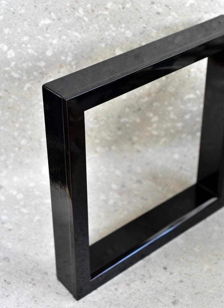 値下げ、塗師一斎作　松唐紋蒔絵炉縁【極上品】　囲炉裏/お茶道具