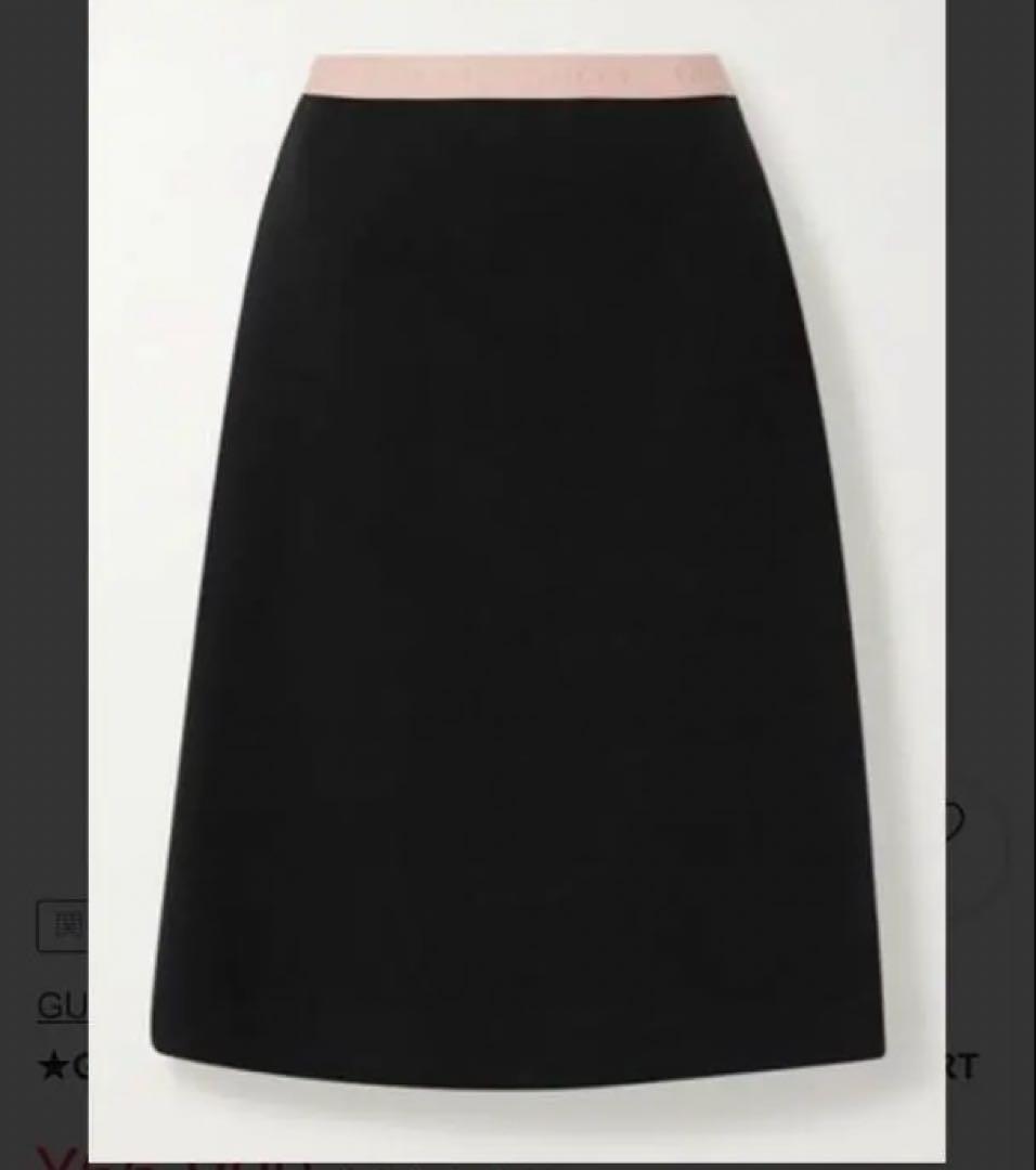 【新品タグ付き】GUCCI グッチ スカート GUCCIロゴスカート