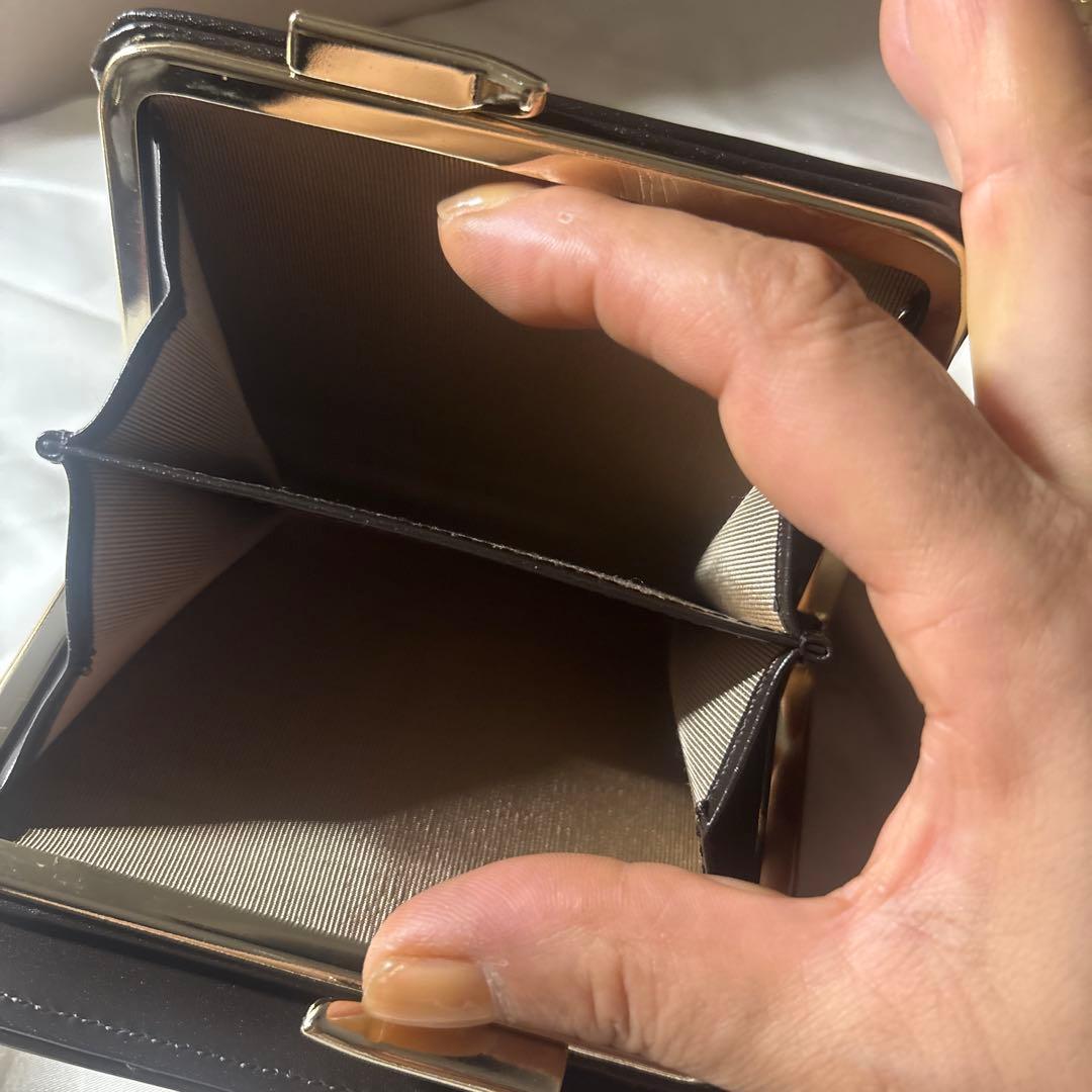 TOPKAPI 財布レオパードへアカウがま口2つ折り財布 新品 箱付き