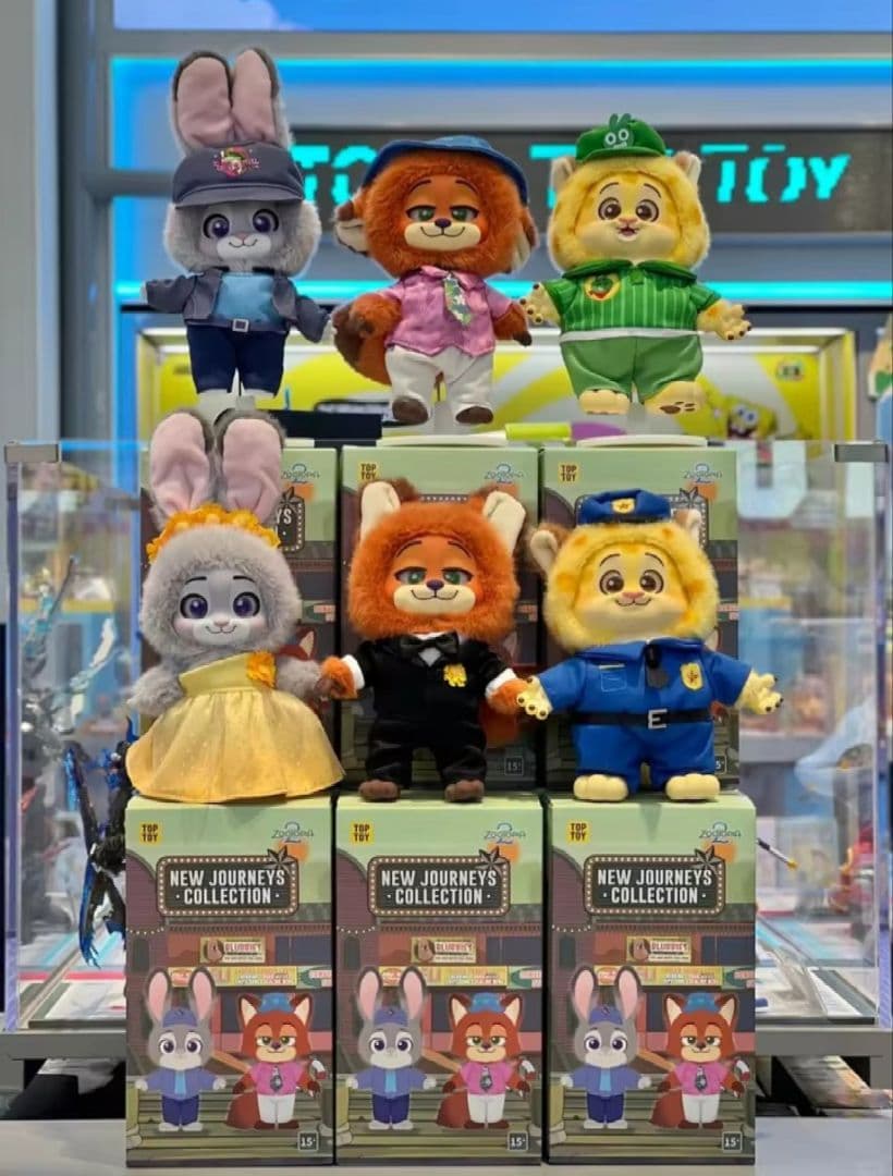 【当日発送】TOPTOY ズートピア2 新しい旅シリーズ　ぬいぐるみ 6種BOX