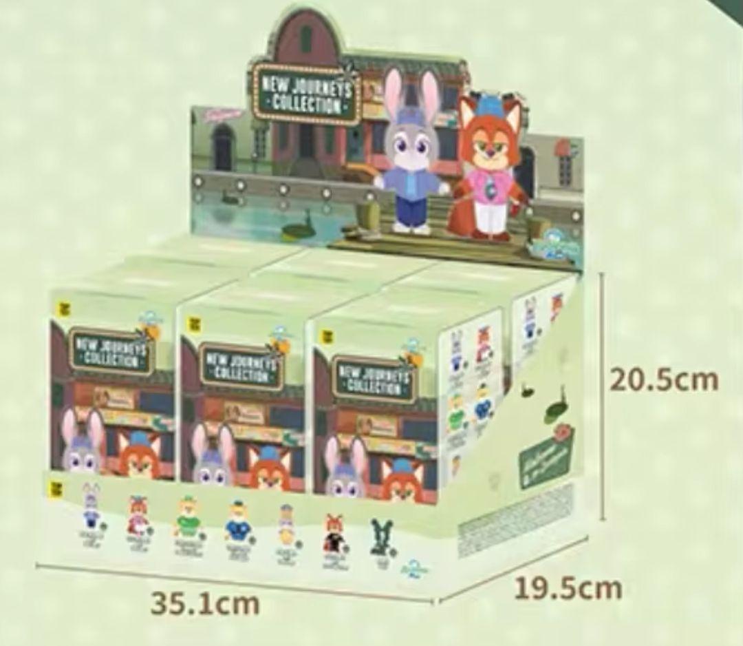 【当日発送】TOPTOY ズートピア2 新しい旅シリーズ　ぬいぐるみ 6種BOX