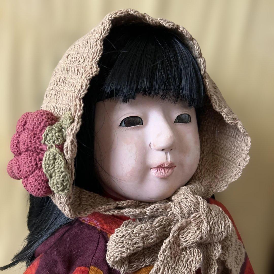 パ*コ様 市松人形 戦前 約100年前 大型73センチ - メルカリ