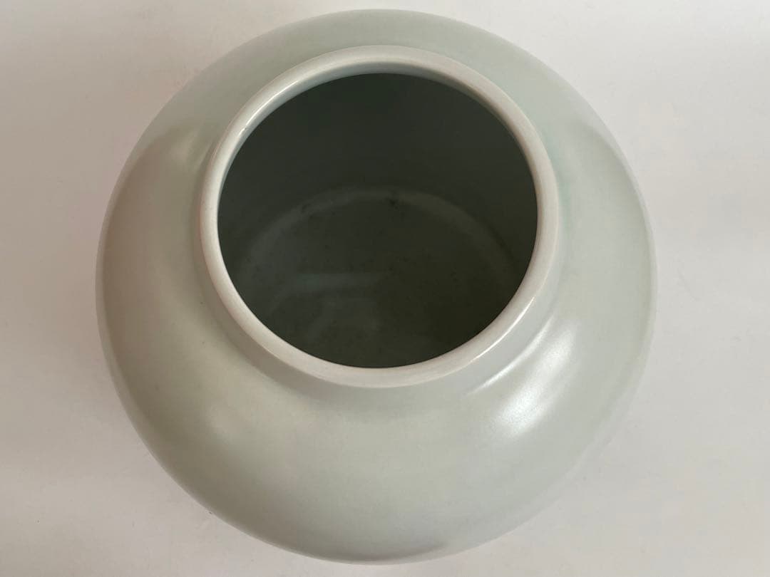 陶芸家 竹中浩 白磁 壺 壷 白磁花入 花器 花瓶 共箱 李朝
