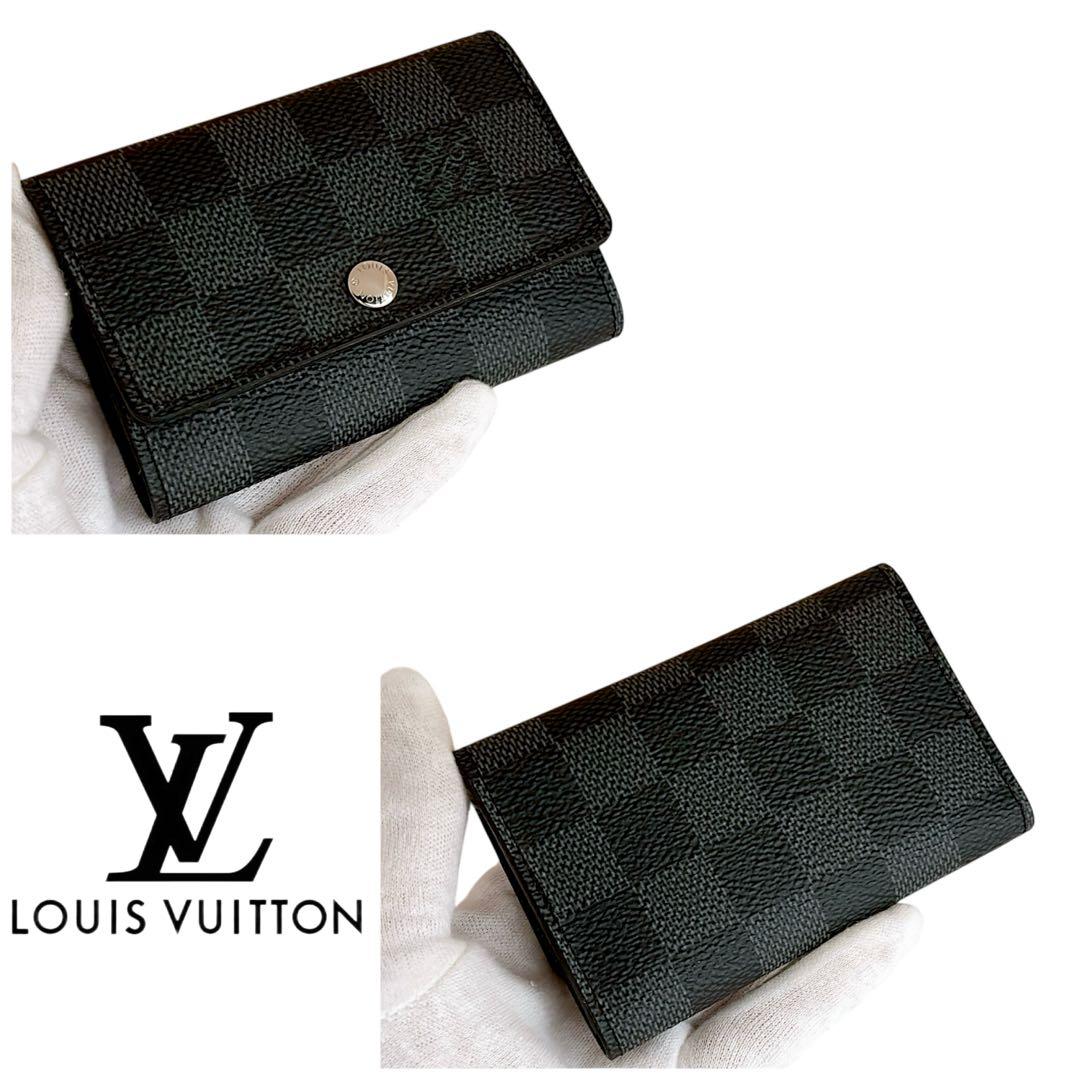 ルイヴィトン キーケース ダミエグラフィット 6連 ミュルティクレ6