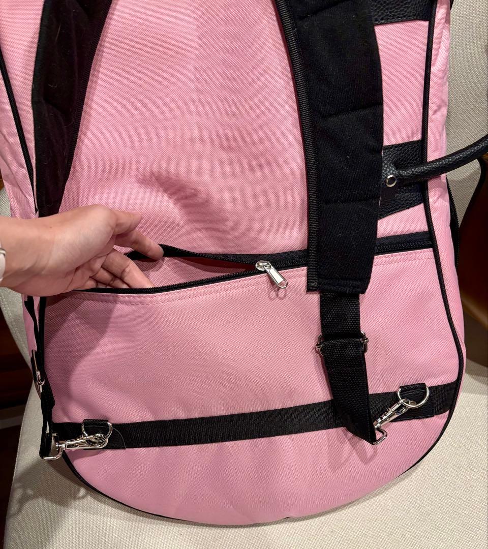 【San】1/2 チェロ ソフトケース・弓付き 初心者向け 分数