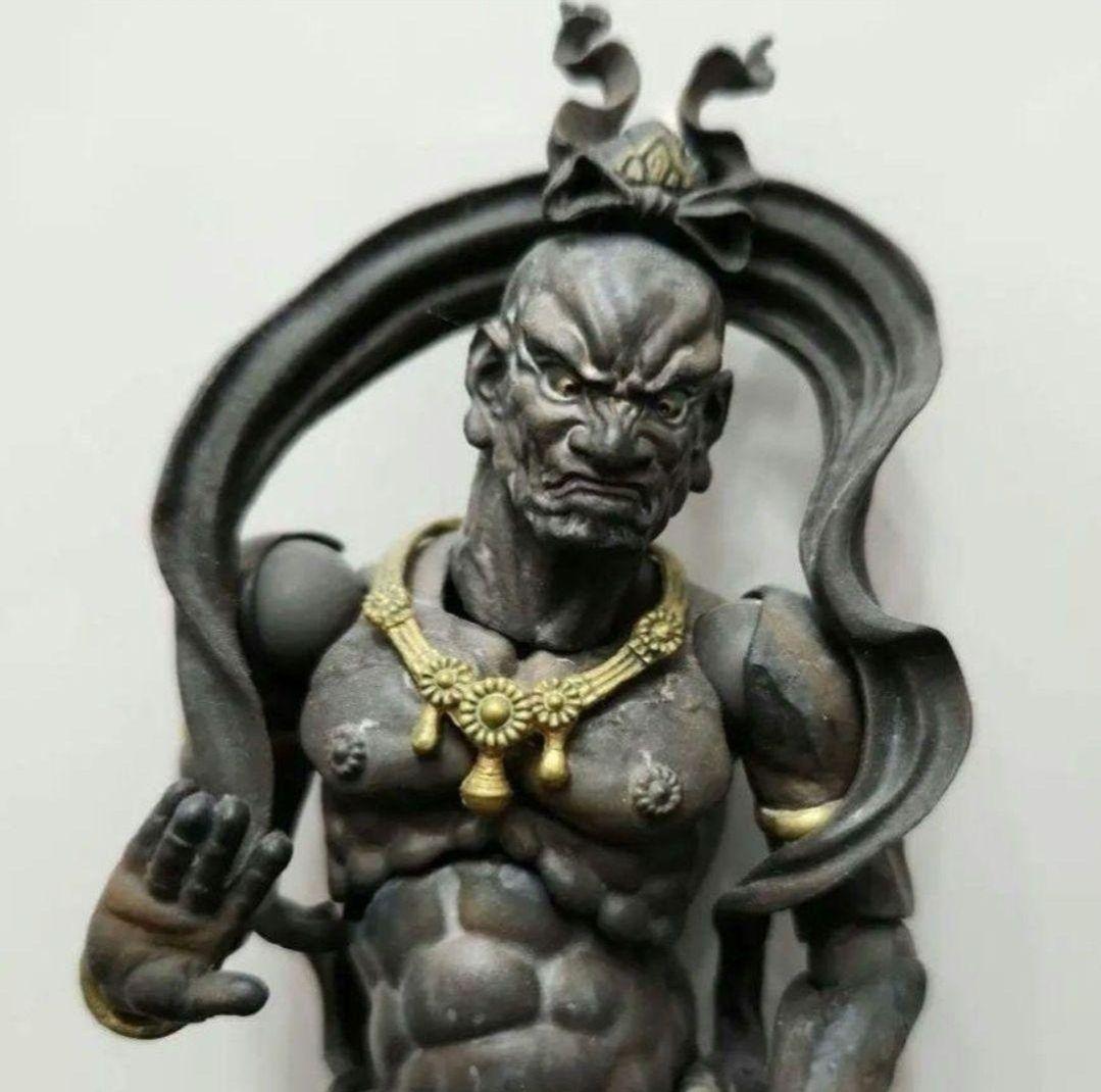 稀少】リボルテックタケヤ 金剛力士 阿形吽形【木彫版】2体セット仏像