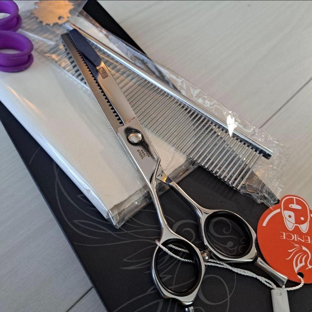 売約済】新品☆フェニーチェ左利き用 カーブセニングシザー☆50%☆7in