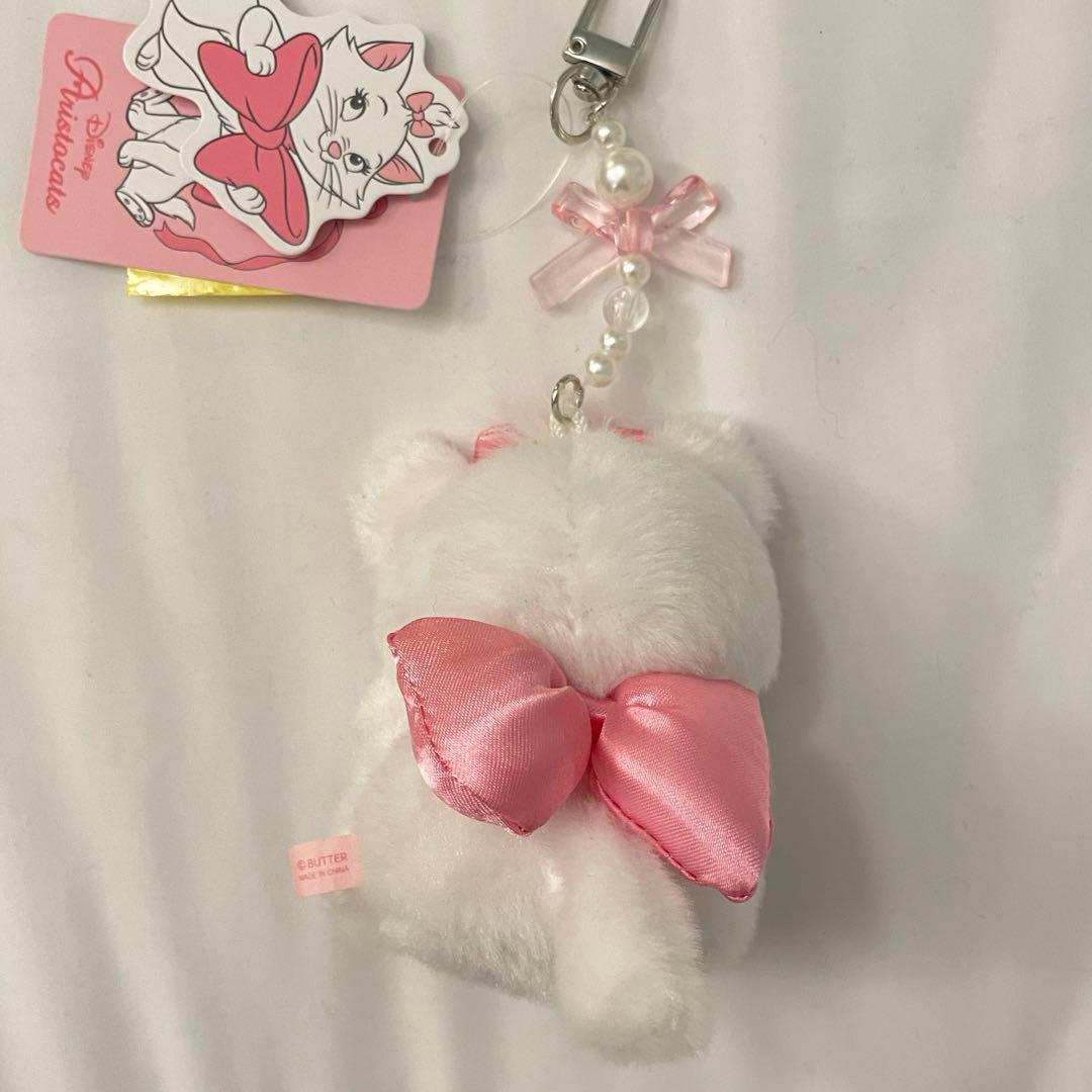 韓国限定】おしゃれキャット マリー ぬいぐるみ キーホルダー