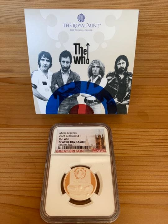 ミュージックレジェンド 1ポンドプルーフ銀貨