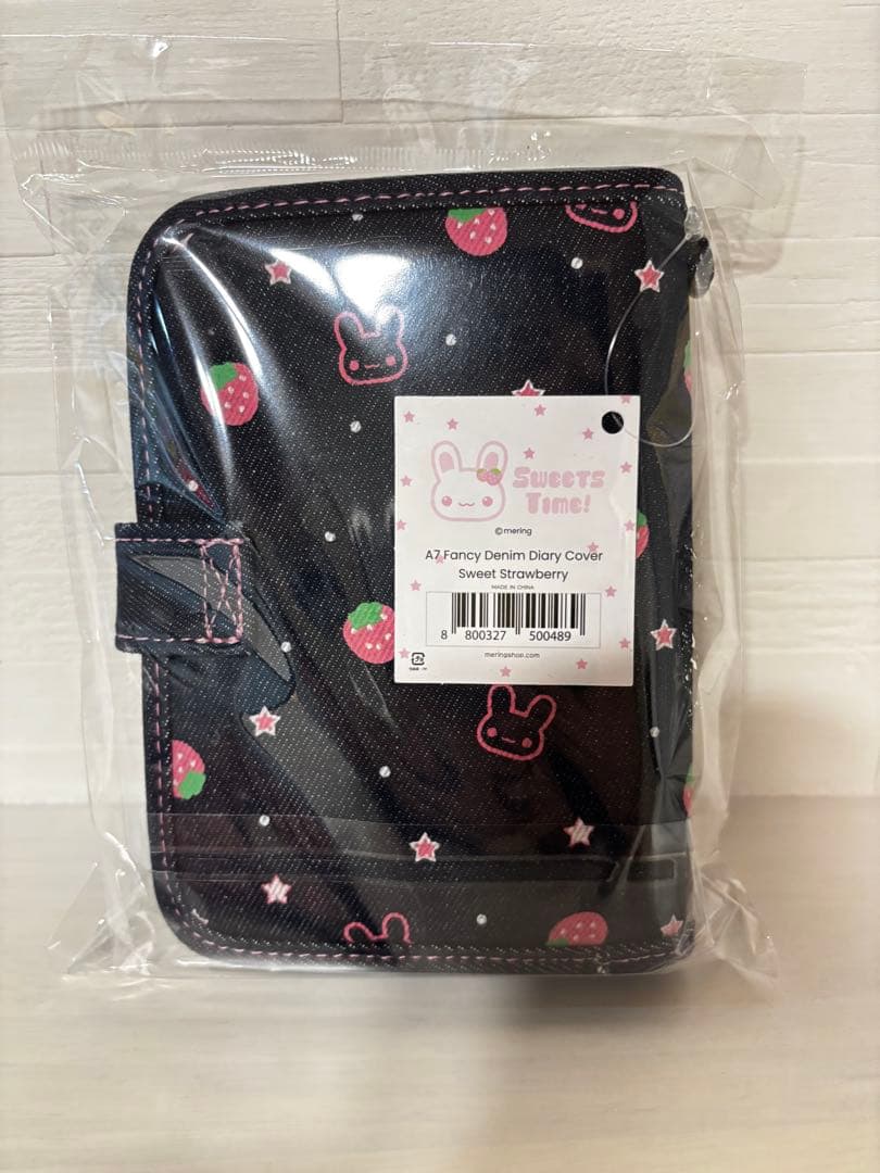 おまけ付き☆mering デニムバインダー ストロベリー 新品未使用 シール