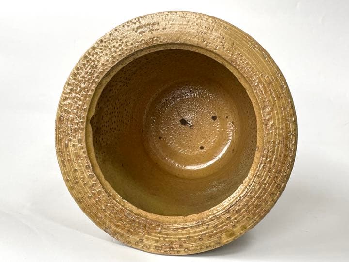 骨董 古美術 権兵衛焼 水指 御立山権兵衛作 出雲 楽山 島根 塗蓋