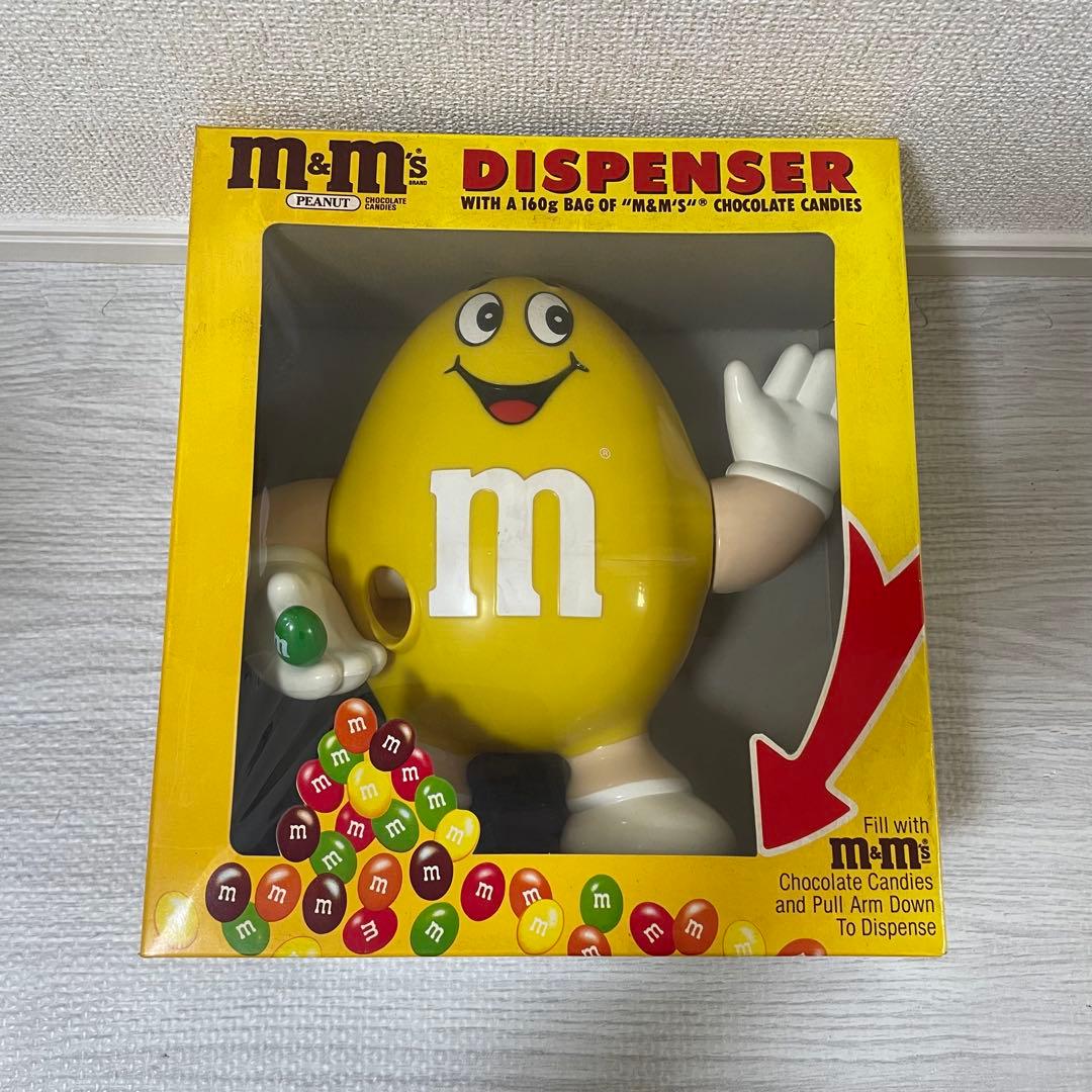 M&M's(エムアンドエムズ)イエローディスペンサー 希少 アンティーク