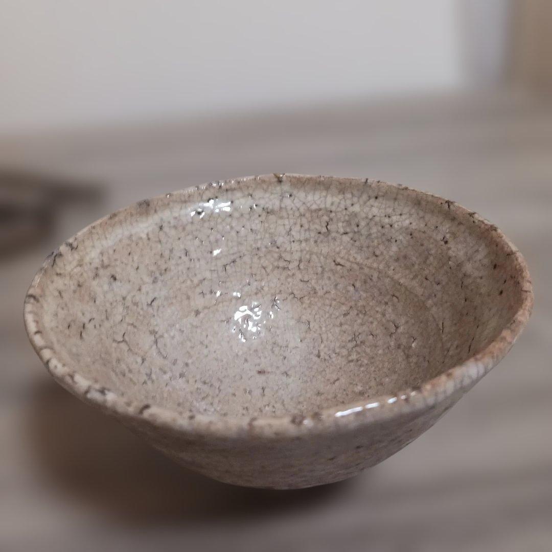 九世 三輪雪堂箱書き「二代休雪作」 古萩茶碗 - メルカリ