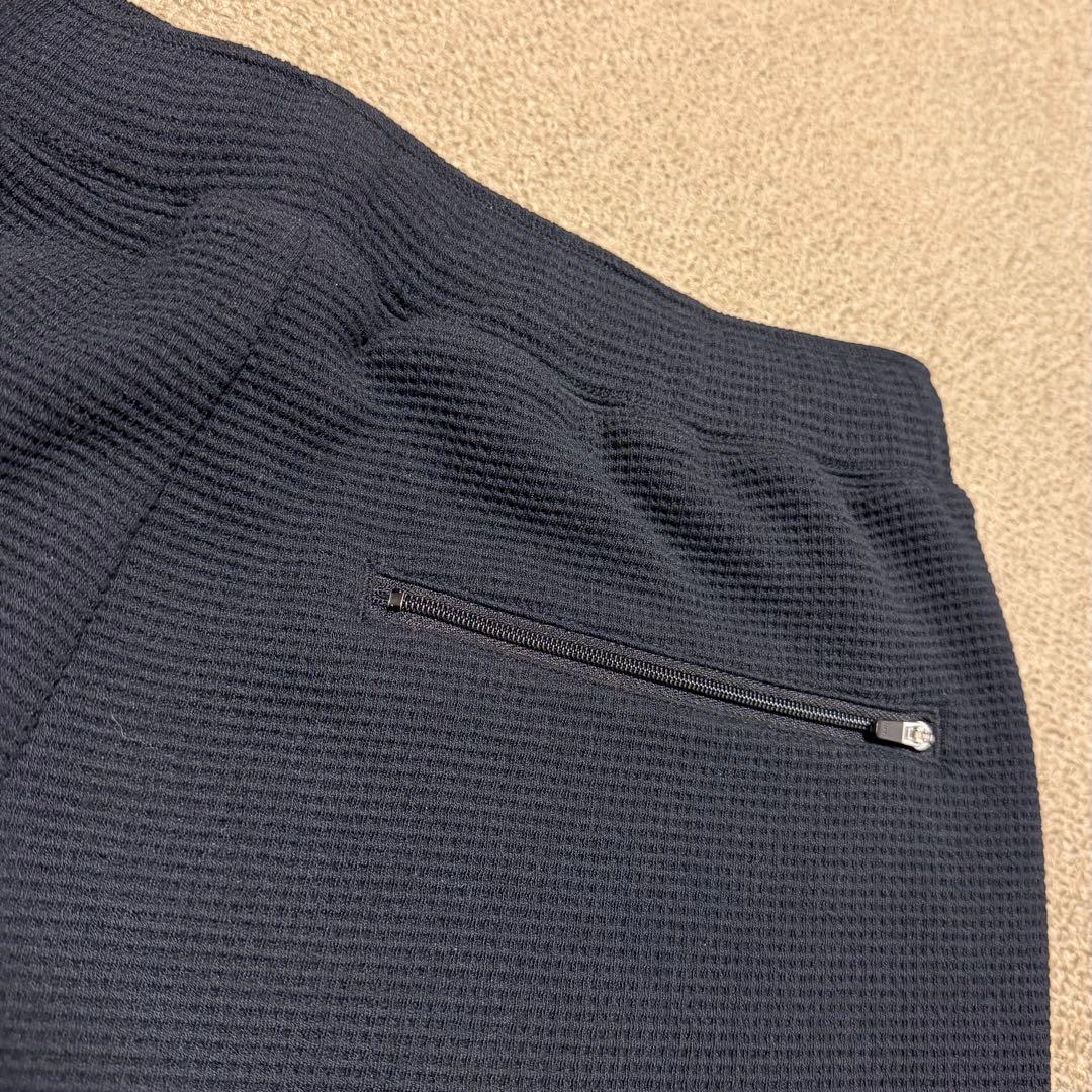 サイコバニー・異素材切替 ワッフルストレッチ パーカ＆パンツ セットアップ