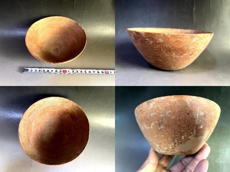 須恵器□時代物 須恵器丸小鉢 発掘品 古い鉢 茶碗 ぐい飲み 古美術