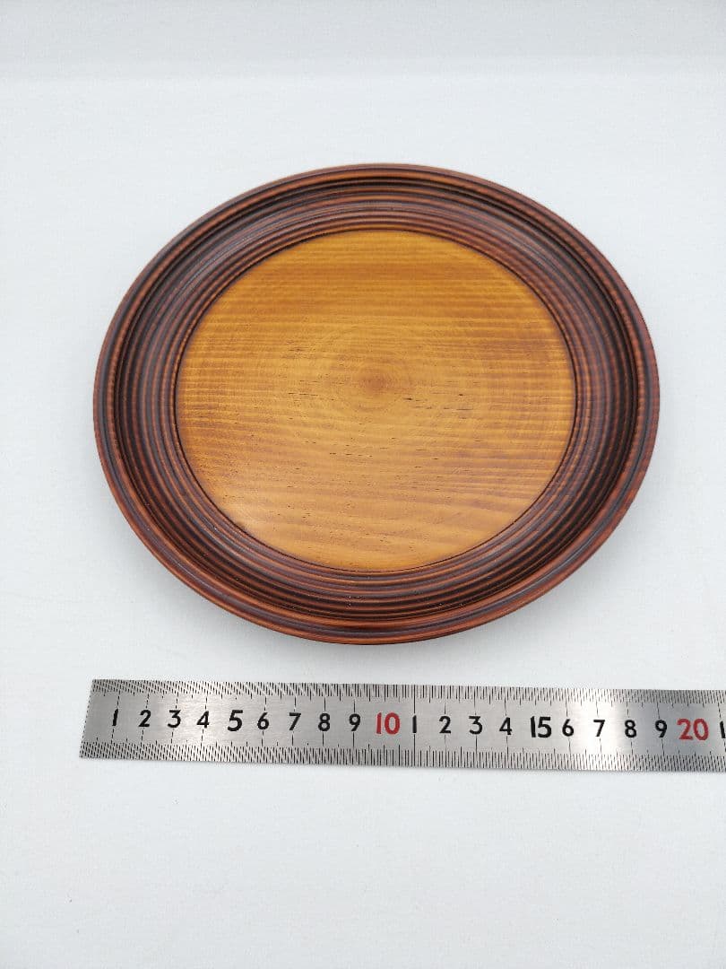 b663 干菓子器 丸盆 松すり漆 漆専堂 漆園 木箱 茶道具 古物