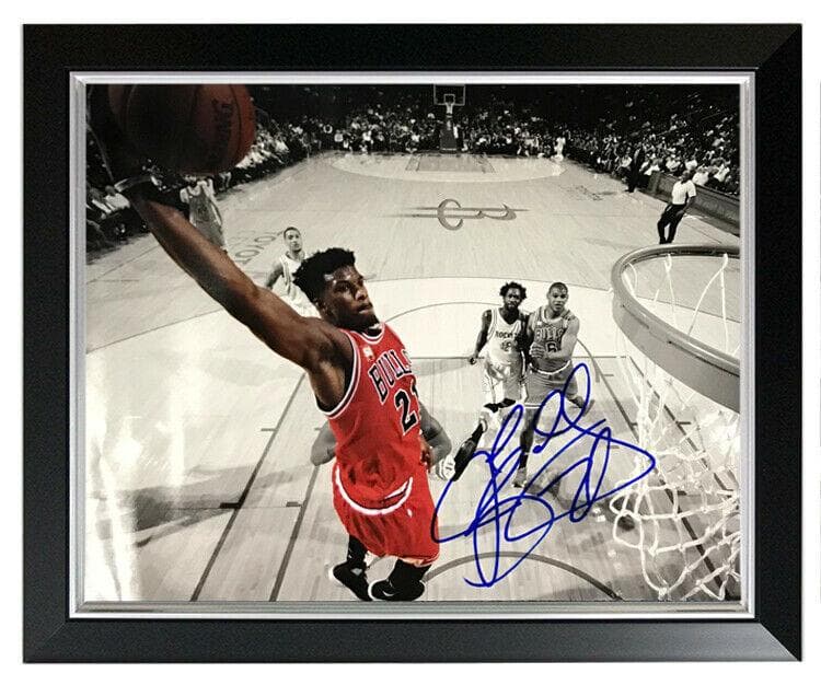 直筆サイン入り写真 ジミー・バトラー マイアミ・ヒート/フレーム別