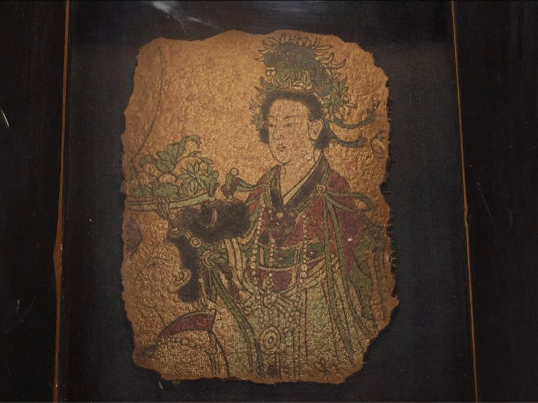 中国の壁画 戦時のもの 人物図 貴重品 ^ ^^ ^わ 中国の壁画 戦時のもの