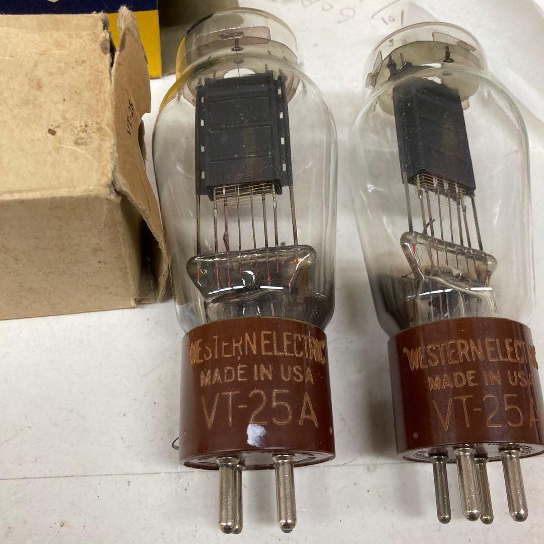 WESTERN ELECTRIC VT-25A 真空管ペア｜Western Electric VT-25A 真空管