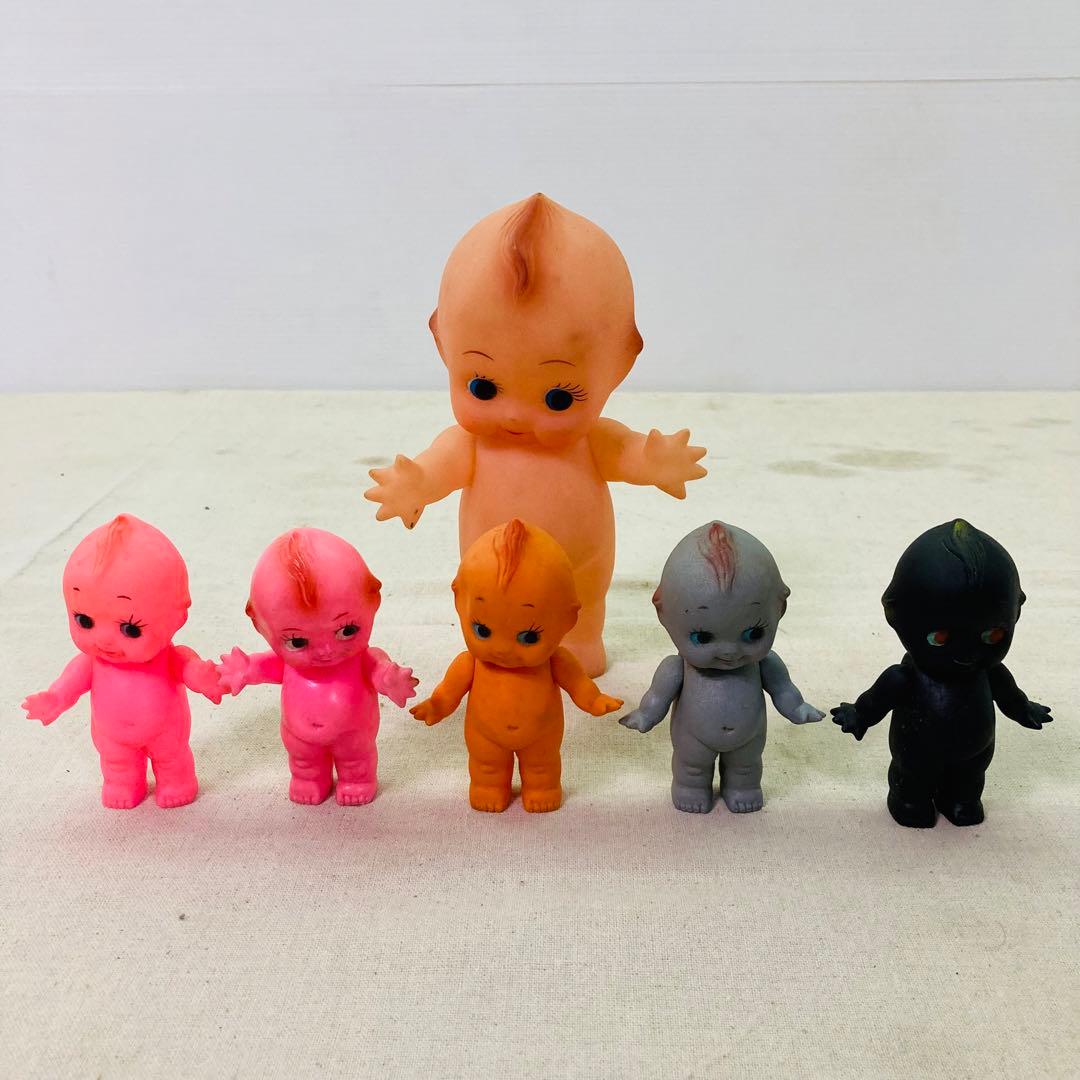 ワリコー リッキー ワイド ソフビ 貯金箱 カラフルキューピー 6体