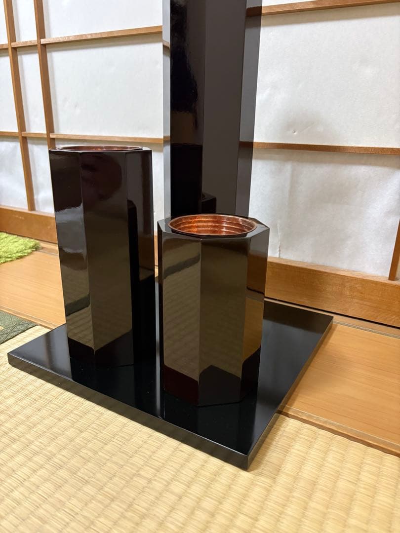 23 お値下げ 華道 短三管筒 寸胴 3本セット 花器 華道具 花