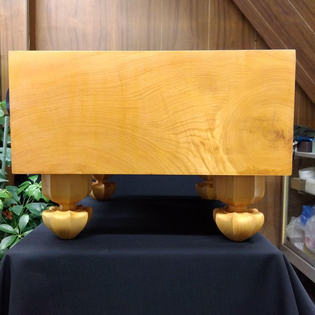 【国産　本榧　6寸碁盤　木表　未使用】