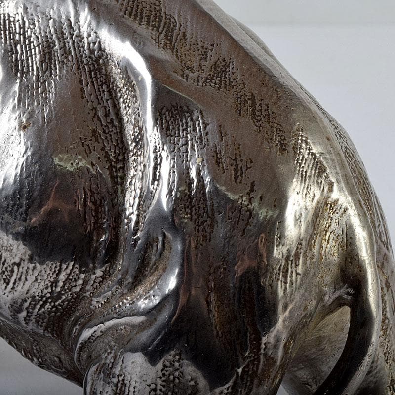 金属工芸 象 置物 重さ約1713g V 9092