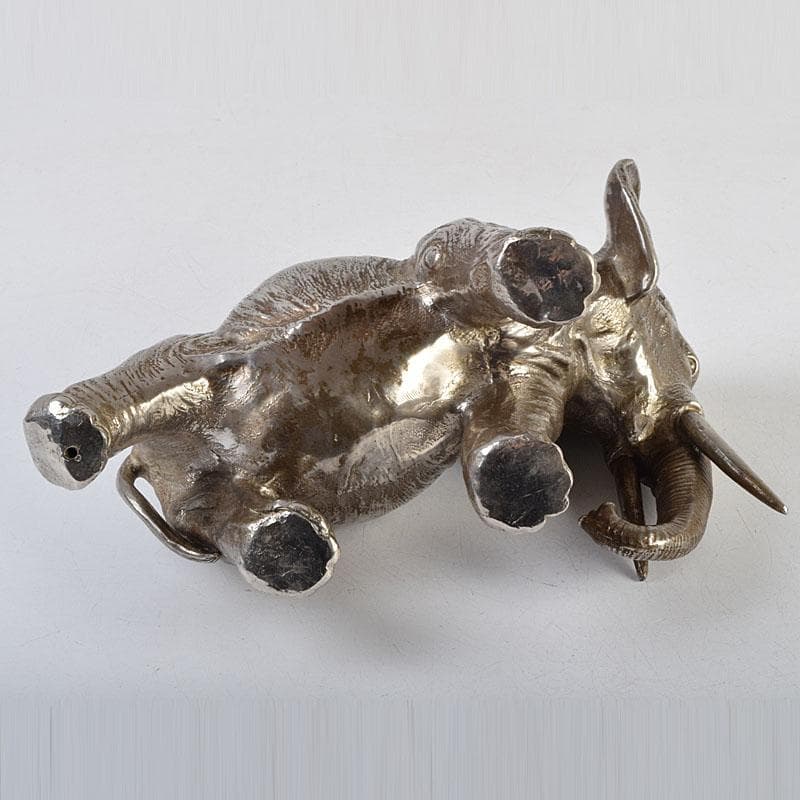 金属工芸 象 置物 重さ約1713g V 9092 - メルカリ