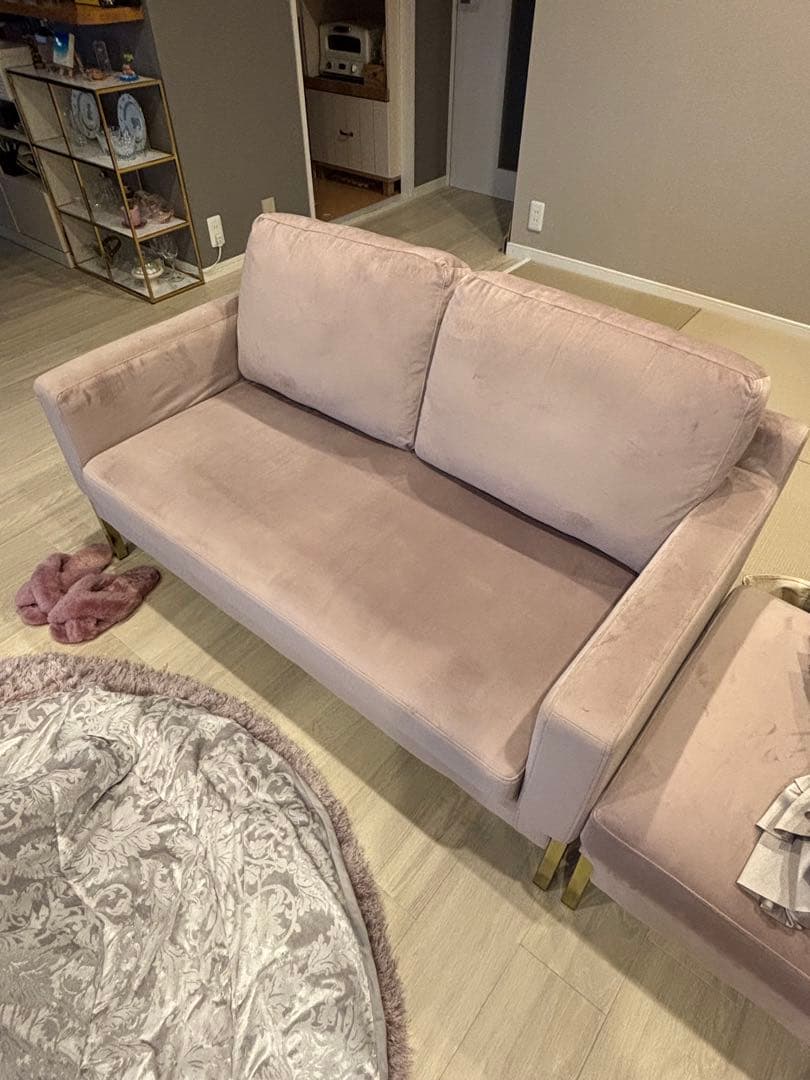 専用です！フランフラン　スプランソファ2S ピンク