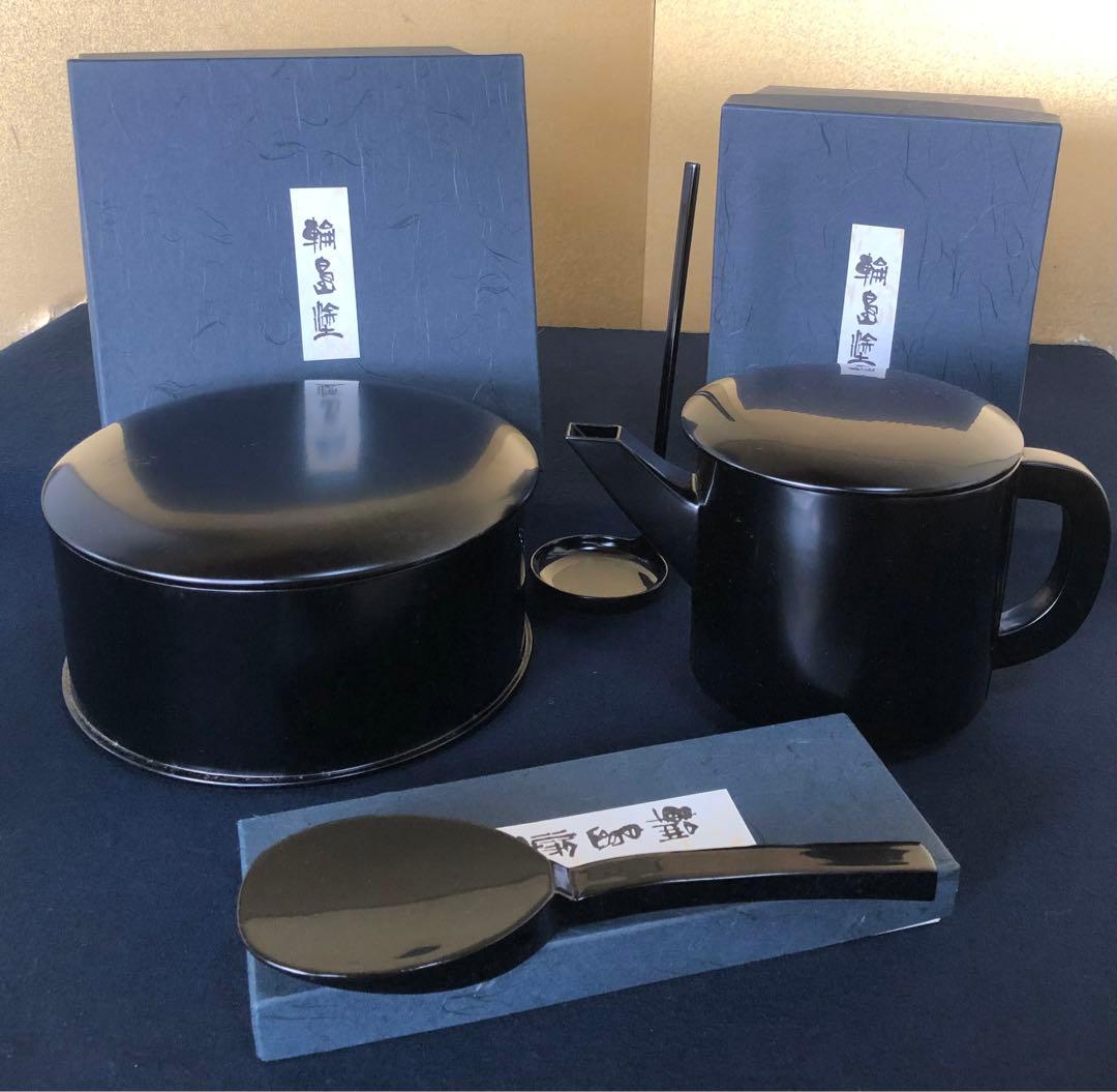 R》輪島塗 懐石道具4点組 木製漆器 元箱 260202く3 - メルカリ