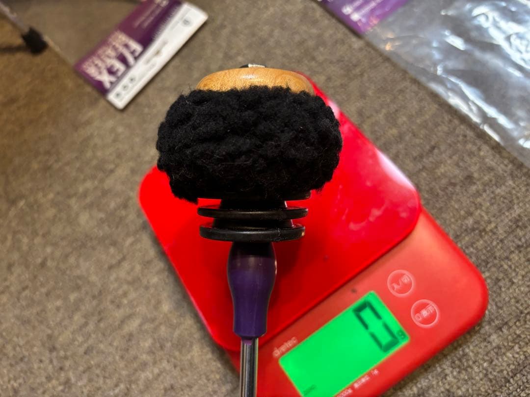 Fluffy Burger しなるビーター [ウッドもふ黒] 直輸入ラスト1本 Fluffy