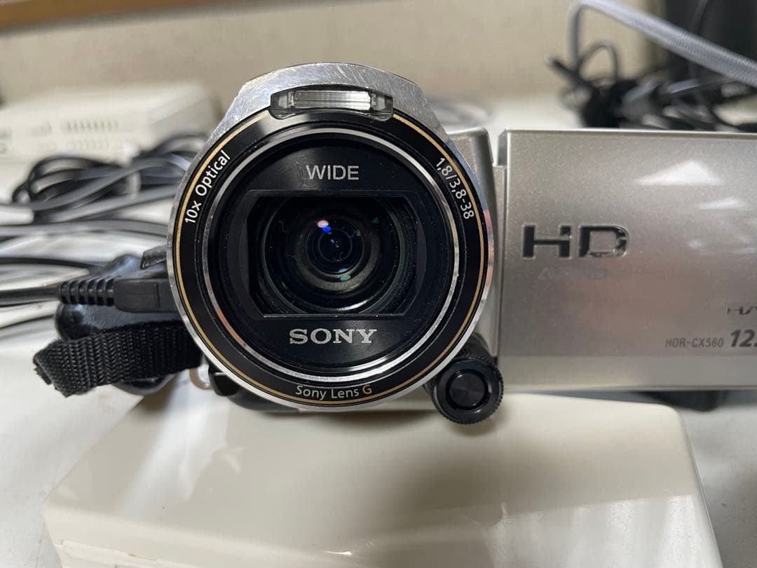 SONY HDビデオカメラ HDR-CX560 ACアダプター付 作動確認済み SONY HD
